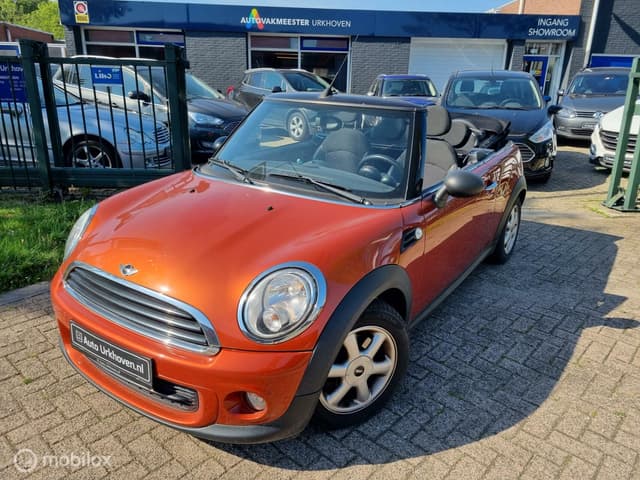 MINI Cabrio 1.6,clima,stoelverw,6-24 mnd garantie mogelijk