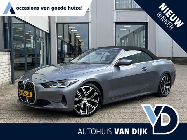 BMW 4 Serie Cabrio 420i High Executive | NL Auto/2e Eig./Voll.Historie/Navi/Leder/Head-Up/Clima/Cruise/Apple CarPlay-Android Auto