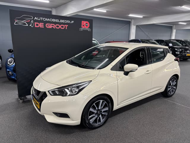 Nissan Micra 1.0L Acenta NL-auto met Achteruitrijcamera/ DAB-radio/ LM-velgen/ Airco en cruise control