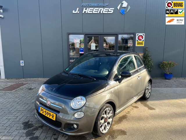 Fiat 500C 1.2 Lounge,two tone,airco,leer,nw apk!